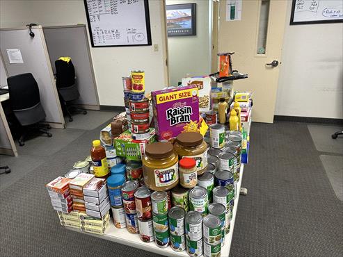 Weed Man Springfield Donates 351 Pounds of Food to Food Bank of Western Mass & Born Free Food Pantry!